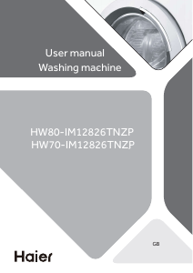 Manual Haier HW70-IM12826TNZP Washing Machine