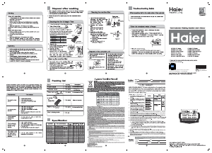 Handleiding Haier HTW90-1128BT Wasmachine