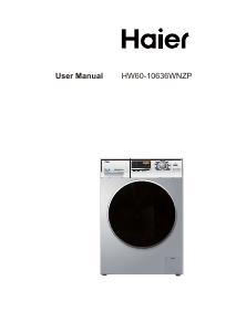 Manual Haier HW60-10636WNZP Washing Machine