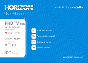 Manual Horizon 32HL7390F/B Televizor LED