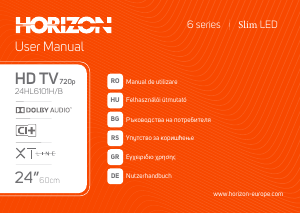 Manual Horizon 24HL6101H/B Televizor LED