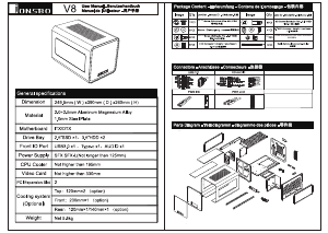 Manual Jonsbo V8 PC Case