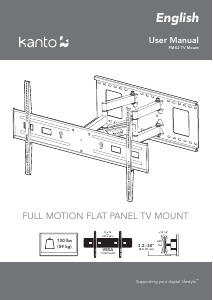 Manual Kanto FMX2 Wall Mount