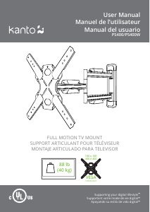 Manual de uso Kanto PS400 Soporte de pared