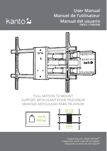 Manual de uso Kanto FMX3 Soporte de pared