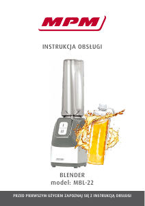 Instrukcja MPM MBL-22 Blender