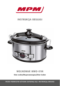 Manual MPM MWO-01M Slow Cooker