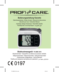 Manual Proficare PC-BMG 3018 Blood Pressure Monitor