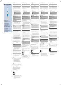 Mode d’emploi Proficare PC-EZ 3054 Brosse à dents électrique