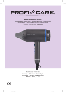 Manual Proficare PC-HT 3082 Hair Dryer