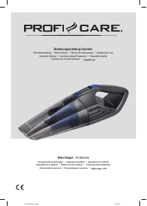 Manual Proficare PC-AKS 3034 Handheld Vacuum