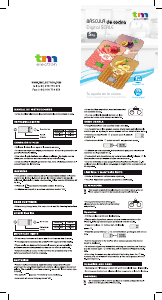 Manual TM Electron TMPBS029 Kitchen Scale