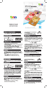 Handleiding TM Electron TMPBS027 Keukenweegschaal