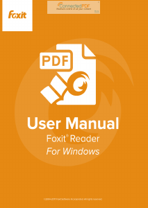 Handleiding Foxit Reader 8.2.1