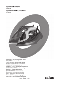 Manuale Solac PV2028 Optima Extrem Ferro da stiro