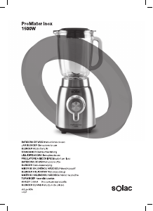 Manual de uso Solac BV5725 ProMixter Inox Batidora