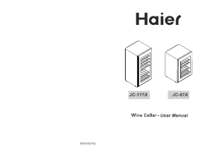 Handleiding Haier JC-117A Wijnklimaatkast