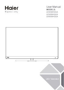 Handleiding Haier LE55S8HQGA LED televisie