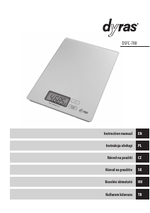 Manual Dyras DSFC-780 Kitchen Scale
