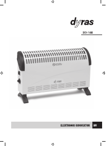 Használati útmutató Dyras DCH-1500 Hősugárzó