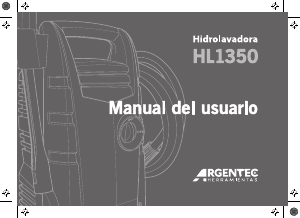 Manual de uso Argentec HL1350 Limpiadora de alta presión