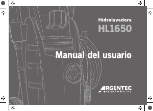 Manual de uso Argentec HL1650 Limpiadora de alta presión