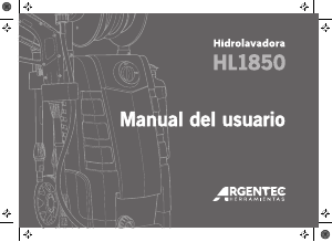 Manual de uso Argentec HL1850 Limpiadora de alta presión