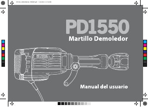 Manual de uso Argentec PD1550 Martillo de demolición