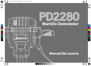 Manual de uso Argentec PD2280 Martillo de demolición