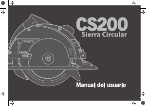 Manual de uso Argentec CS200 Sierra circular