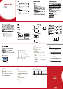 说明书 优派 VA1620a-LED 液晶显示器