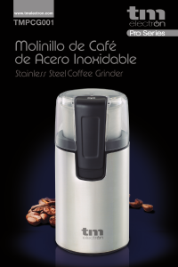Manual TM Electron TMPCG001 Coffee Grinder