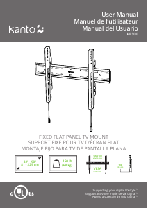 Manual Kanto PF300 Wall Mount