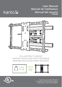 Manual Kanto PMX680 Wall Mount