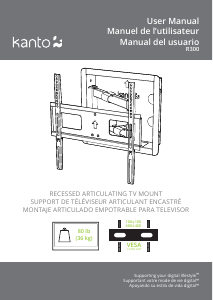 Manual de uso Kanto R300 Soporte de pared