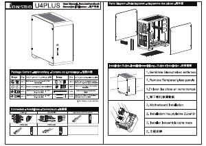 Mode d’emploi Jonsbo U4 PLUS Boîtier PC