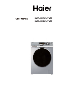 Manual Haier HW70-IM12636TNZP Washing Machine