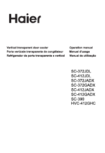 Handleiding Haier HVC-412GHC Koelkast