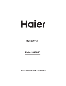 Manual Haier HIO-M59CF Oven