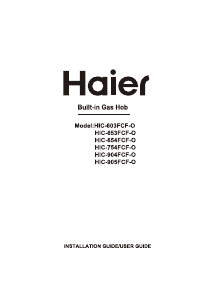 Manual Haier HIC-653FCF-O Hob