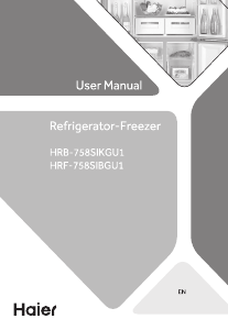 Manual Haier HRB-758SIBGU1 Fridge-Freezer