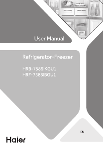 Manual Haier HRB-758SIKGU1 Fridge-Freezer