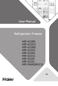 Handleiding Haier HRF-IV600SBS(CG) Koel-vries combinatie