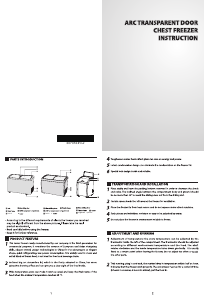 Manual Haier HCF-300GTQB Freezer