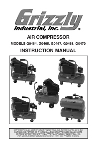 Handleiding Grizzly G0468 Compressor