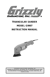 Manual Grizzly G9907 Delta Sander