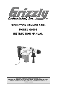 Manual Grizzly G9908 Rotary Hammer