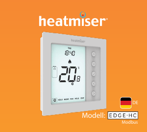 Bedienungsanleitung Heatmiser Edge-HC Modbus Thermostat