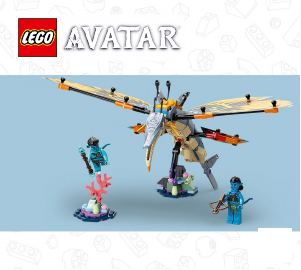 Manual Lego set 75576 Avatar Aventura do Skimwing