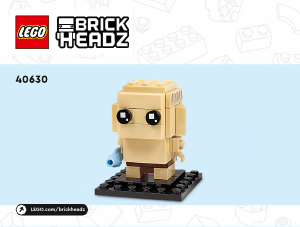 Használati útmutató Lego set 40630 Brickheadz Frodó és Gollam